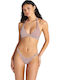 Bikini Τριγωνάκι C Cup με Ενίσχυση Μπρονζέ