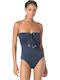 One Piece Swimsuit New Navy