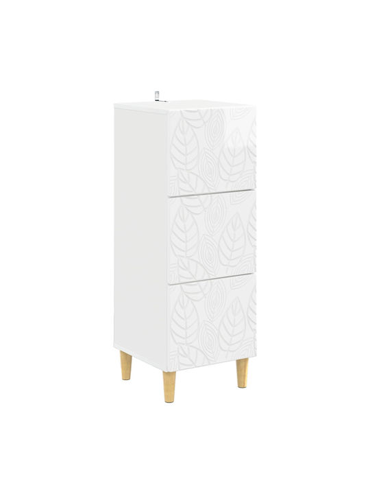 Wooden Storage Cabinet L33xW34.5xH90cm