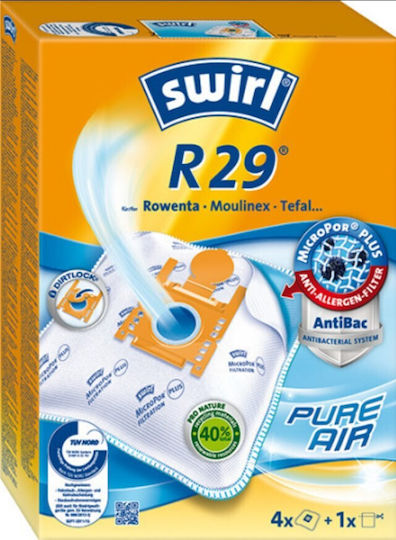 Vacuum Cleaner Bags Moulinex Rowenta Tefal Swirl R29