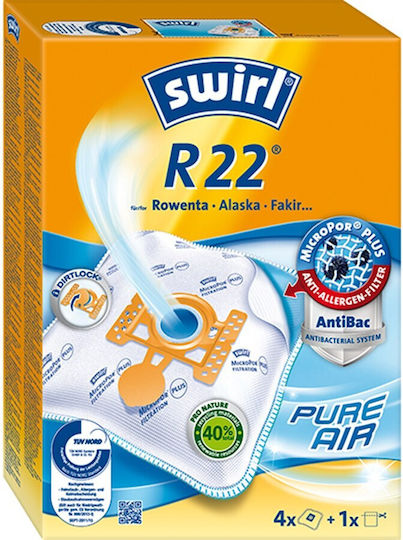 Vacuum Cleaner Bags Swirl R22 Rowenta Alaska Fakir