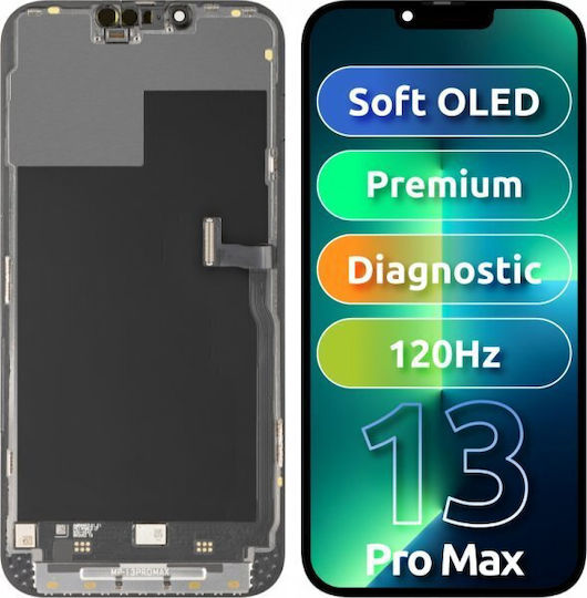 MP Οθόνη με Μηχανισμό Αφής για Apple Iphone 13 Pro Max (Μαύρο)