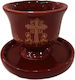 Ceramic Candle Cup Saucer Candle Cup Dimensions Diameter × Height 10 × 9.5 Cm Base Diameter 13.5 Cm