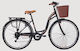 Alpina 28 Zoll 2022 Schwarzes Stadtfahrrad mit Geschwindigkeiten