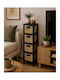 Wooden Storage Drawers with 4 Drawers L17xW24xH65cm