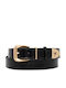 Leather Women's Belt Black