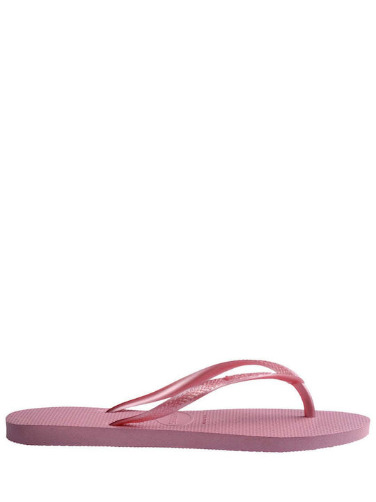 Havaianas Slim Flip Flops in Pink Colour