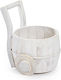 Decorațiune Ghiveci/Caspou Pentru Botez 27x23cm