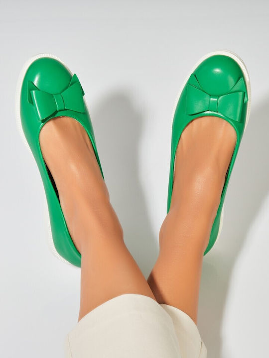 Ladystar Pantofi Balerini Pentru Femei Din Piel...
