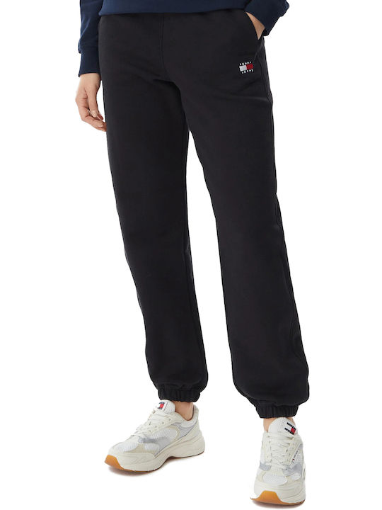 Tommy Hilfiger Παντελόνι Φόρμας με Λάστιχο Black