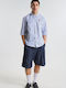Men's Shorts Set Denim Navy Blue