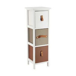 MRShome Ντουλάπι Μπάνιου 25x25x77cm Λευκό DS-1131000 MRShome Ντουλάπι Μπάνιου 25x25x77cm Λευκό DS-1131000
