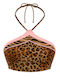 Strapless Bikini Top Καφέ
