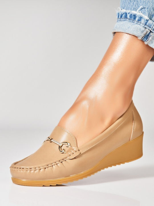 Seastar Shoes Mocasini Dama În Culoare Kaki