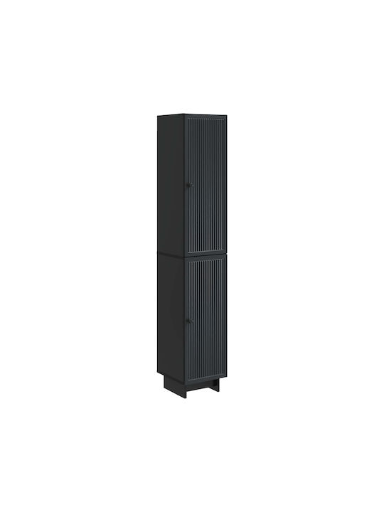 Vidaxl Set Of 2 Black Cabinet Handles 34.5x33x90cm