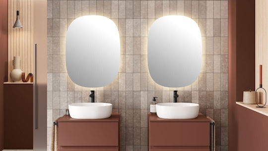 Geberit Επικαθήμενος Νιπτήρας Πορσελάνης 45x35cm Λευκός Geberit Επικαθήμενος Νιπτήρας Πορσελάνης 45x35cm Λευκός