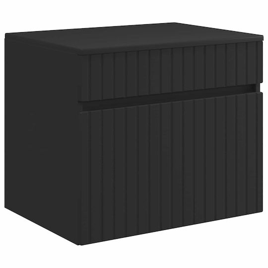 vidaXL Dulap De Baie 59x44.5x50cm Negru