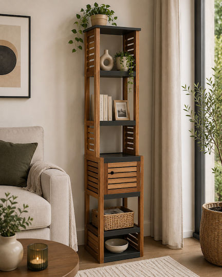 MRShome DS-1178000 Στήλη Μπάνιου Δαπέδου 38.5x30x170cm Γκρι