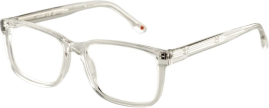 Hoffman 8428 C5 Rame Ochelari Pentru Bărbați Din Corn Pătrate Transparentă