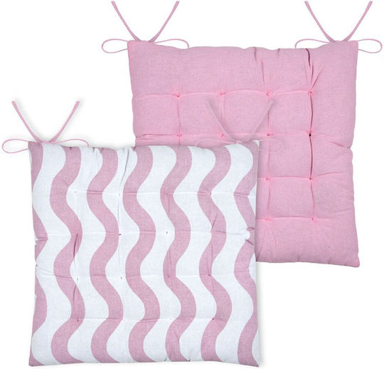 Μαξιλάρι Καρέκλας Κήπου Coolvibes Rose 38x38εκ.