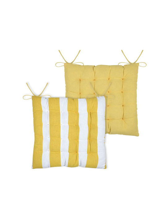 Μαξιλάρι Καρέκλας Κήπου Coolvibes Jaune 38x38εκ.