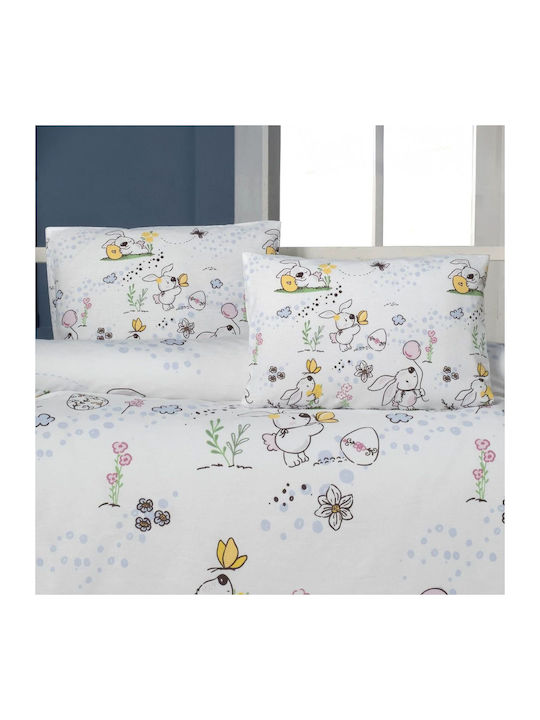 Beauty Home Art 5622 Σετ Παιδικές Μαξιλαροθήκες από 100% Βαμβάκι 35x45εκ. Πράσινο