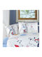 Beauty Home Art 5618 Σετ Παιδικές Μαξιλαροθήκες από 100% Βαμβάκι 35x45εκ. Μπλε