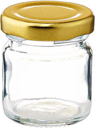 Hochzeitsgeschenkmaterialien Glasflasche Rund 50ml 4x5,5cm Pro Set 60 Stück