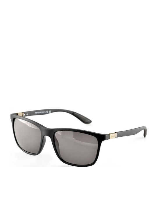 Hoffman Men's Sunglasses with Blue Frame and Grey Lens HB80100 C2