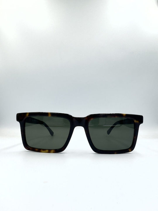 Hoffman Men's Sunglasses with Brown Frame and Black Lenses HF8459 C3