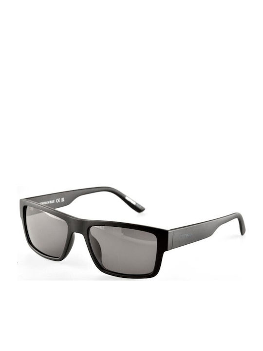 Hoffman Men's Sunglasses with Black Frame and Black Lens HB80101 C1