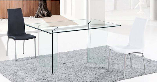 Γραφείο 120x60x75εκ. Διάφανο Γραφείο 120x60x75εκ. Διάφανο