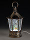 Decorative Christmas Snow Globe With Snowman 14.5x12x25.5cm