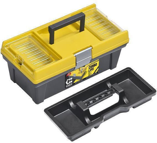 Qbrick Plastic Tool Case with Lid Organizer 31.2x15x10cm