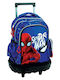 Gim Backpack School Bag Trolley Elementary with Water Bottle Holder Multicolour 20lt 20 x 35 x 35cm 2026