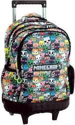 Gim Backpack Minecraft Trolley Multicolour