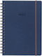 Next Daily Agenda Natural 2027 Blue Spiral 17x2...