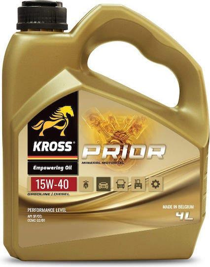 Kross Prior Λάδι Αυτοκινήτου 15W-40 4lt