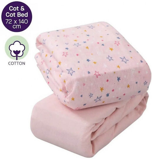 Set Cu Cauciuc Roz 140x70cm