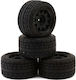 Pro-line Menace 1/18 Pre-mounted Mt Street Tires Raid Wheels 4pcs 12mm