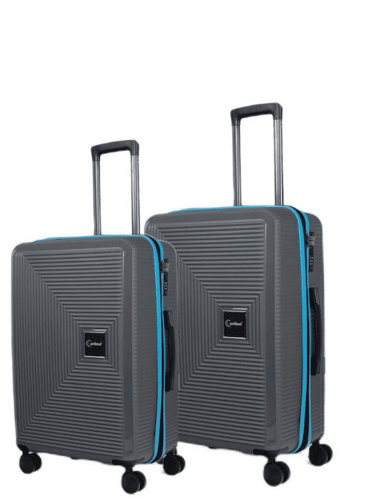 Cardinal Anniversary 2015 Pp Small Hard Gray Suitcases Max Height 66cm