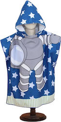 Splash Space Man Детско Пончо С Качулка