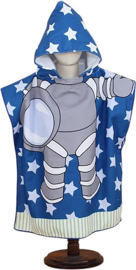 Splash Space Man Kinder Strandponcho Kapuzen Queen Mother