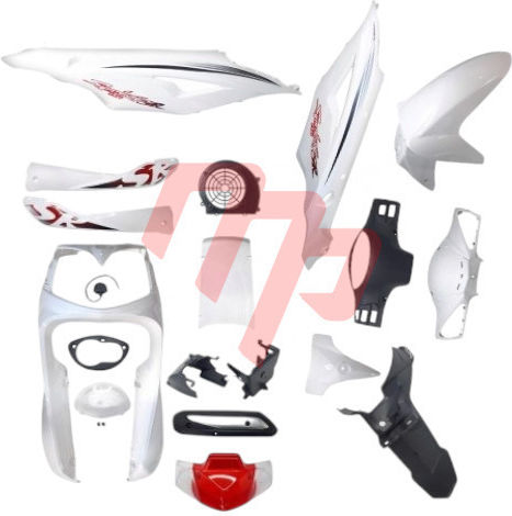 Sym Symphony Sr 50 125 150 Plastic Kit Suit Type with Genuine Front Headlight Glass Speedometer Flasher White