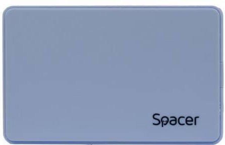 Spacer External Rack 2.5 Inch Hdd Ssd Sata Interface Pc Usb 3.0 Blue