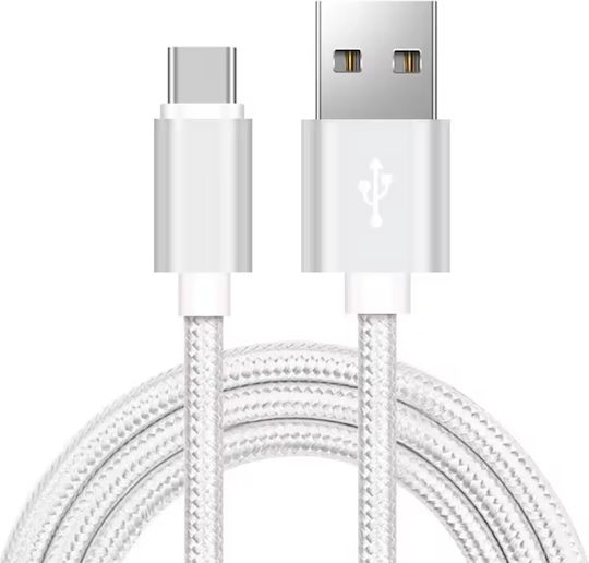 Usb Typ-a Zu Usb Typ-c Ladekabel Und Datenübertragung Für Sony Playstation 5 Ps5 Gamepad Dualsense Edge Controller Usb Kabel Männlich 3m Geflochtenes Silber Kod.1-dccrd062