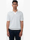 Polo Bluza Tricou Cu Mânecă Scurtă Albă