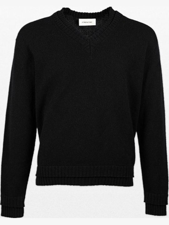 Atomo Factory Men's Black Sweater