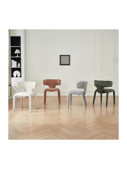 Bien Dining Chairs with Fabric Upholstery Green...