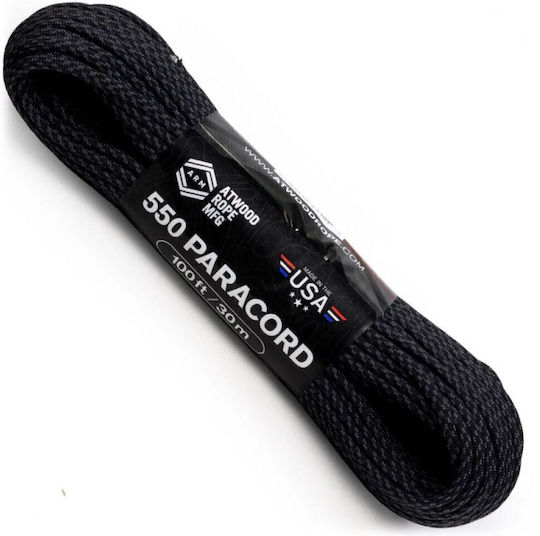 Atwood Rope Mfg Αρτάνη 550 Paracord 100 Ft Dark Night
